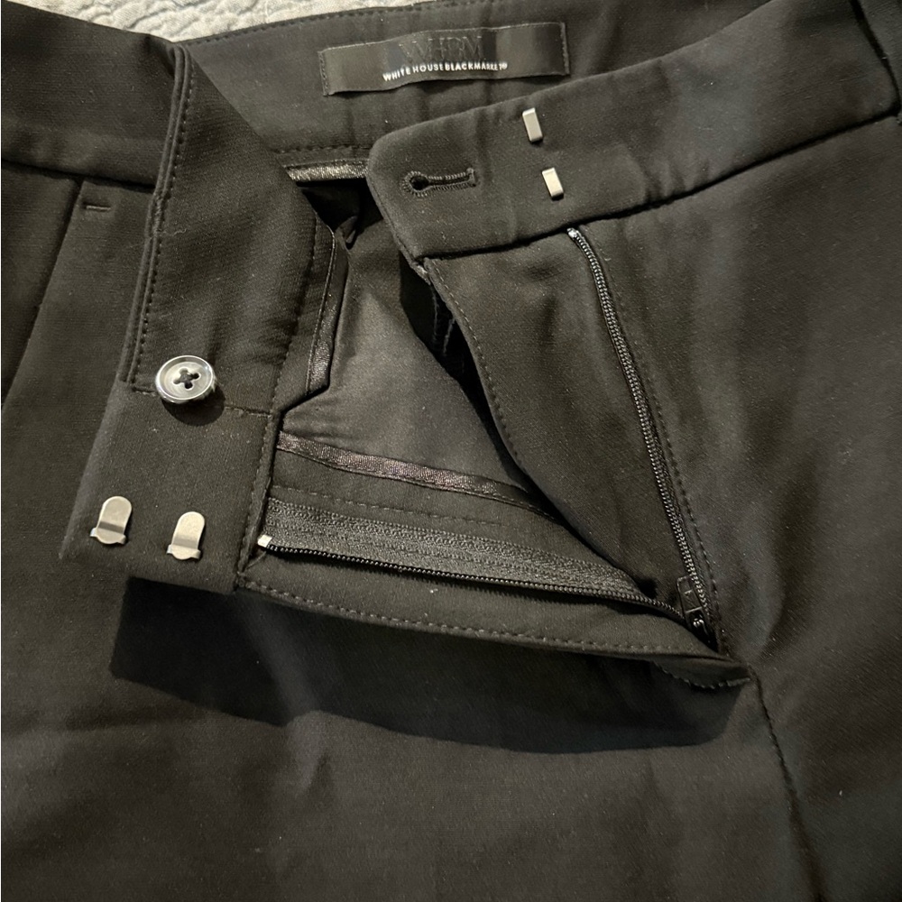 White House Black Market Elegant Black Capris